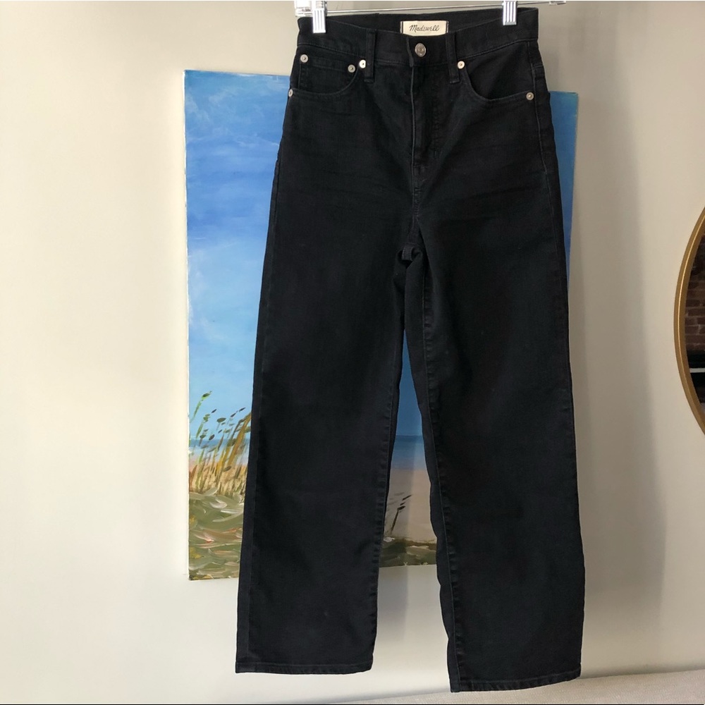 Madewell slim wide-leg crop Jean